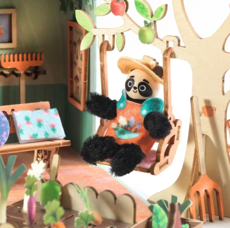 Casuta miniaturala de asamblat si colorat Olive , Djeco [5]