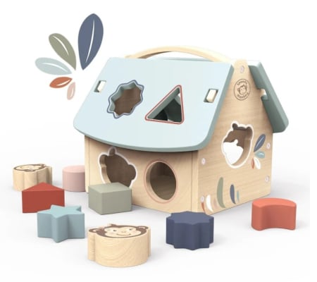 1 - 2 Ani - Casuta sortatoare cu forme, Speedy Monkey