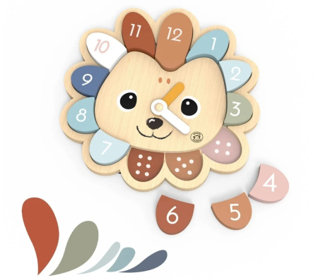 Jucarii - Ceas educativ din lemn, Speedy Monkey