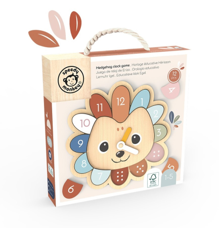 Ceas educativ din lemn, Speedy Monkey [1]