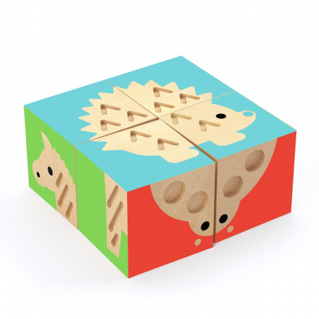 Pentru Bebe - Cuburi lemn TouchBasic