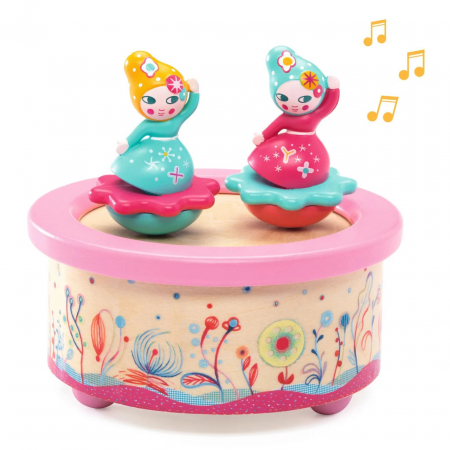 5 - 6 Ani - Cutie muzicala magnetica Flori Djeco