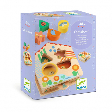 Jocuri - Cutie Sortatoare Cachaboom, Jucarie Montessori, Djeco