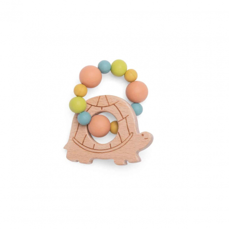 Pentru Bebe - Inel de Dentitie Broasca Testoasa, Moulin Roty