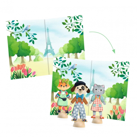 Joc Creativ Bonjour Paris, Djeco [3]