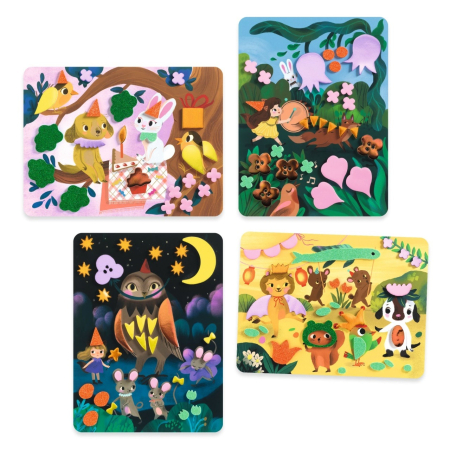 Joc creativ Colaj cu stickere din spuma, Djeco [4]