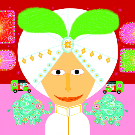 Joc creativ colaje Portrete, Djeco [2]