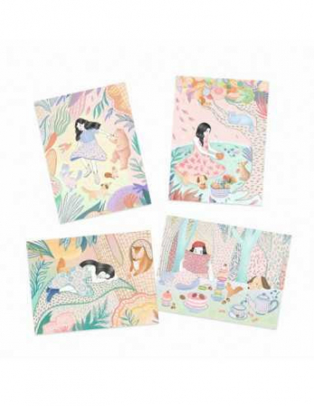 Joc creativ de razuit Picnic in natura, Djeco [2]