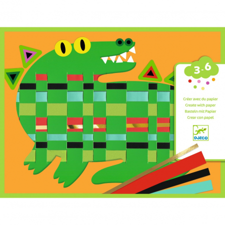 Joc creativ de tesut animalute, Djeco [4]