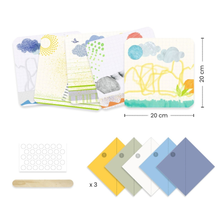 Joc creativ origami Jungla vesela, Djeco [2]