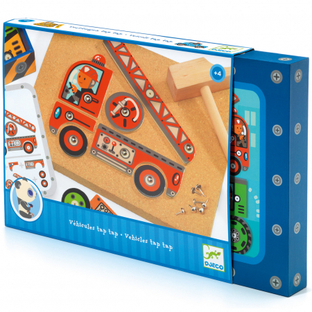 De construit - Joc de asamblat Vehicule Tap Tap, Djeco
