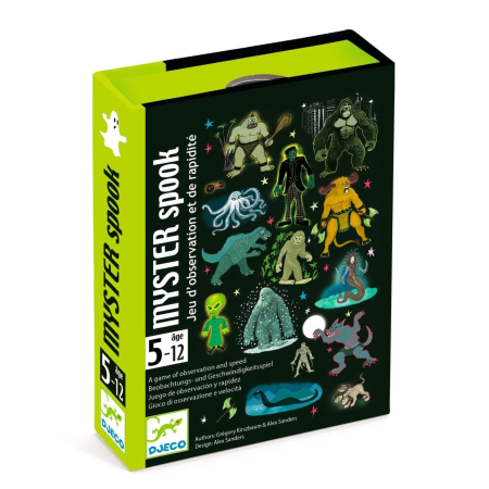 8 - 9 Ani - Joc de carti Myster spook, Djeco