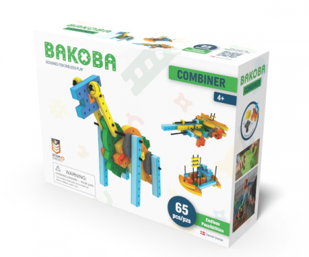 Creative - Joc de construit cu blocuri Combiner, Bakoba