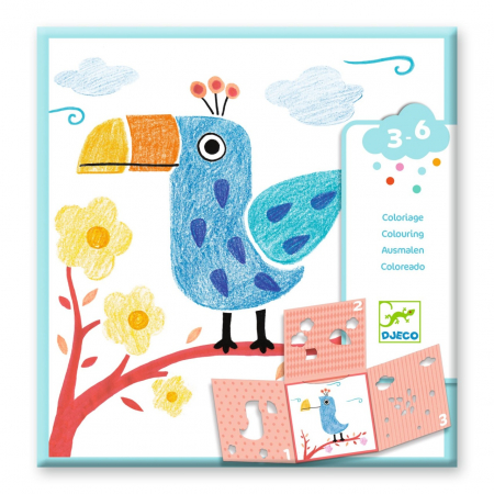 Creative - Joc de desen cu sablon, Djeco