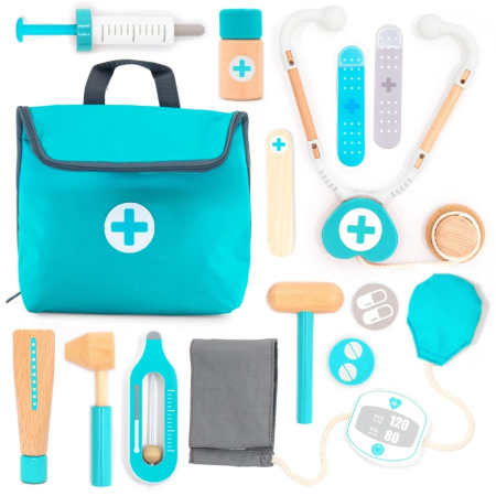 Jucarii - Joc de rol Mini trusa de doctor turcoaz, UMU Toys
