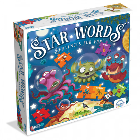 7 - 8 Ani - Joc educativ Smarty Puzzle- Star Words