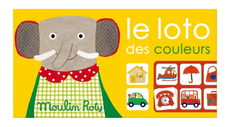 Jucarii - Joc Loto culori Les Popipop, Moulin Roty