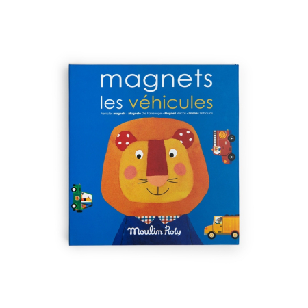 Jucarii - Joc magnetic Vehicule Les Popipop, Moulin Roty