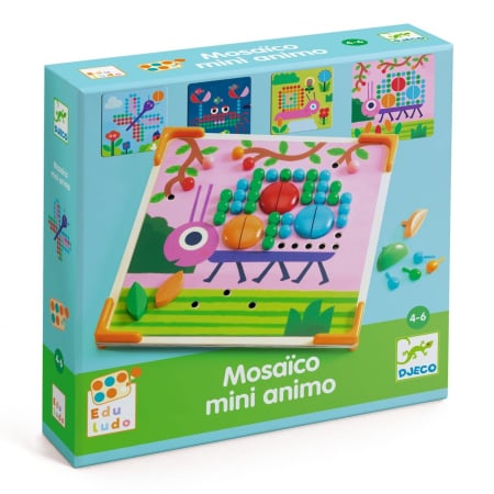 Cadouri - Jucarie educativa Mozaic mini animo, Djeco