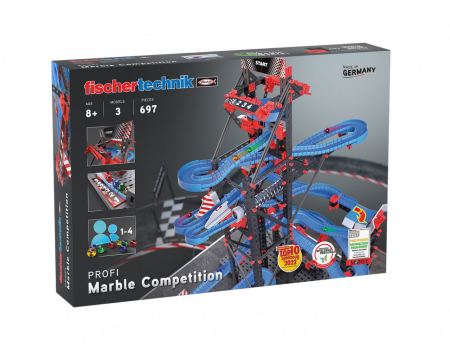 Jocuri - Kit STEM Cursa cu bile metalice, Fischertechnik