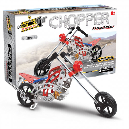 Kit STEM Motocicleta Chopper, nivel incepator, Construct It [3]