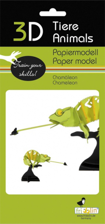 De construit - Macheta 3D Cameleon, Fridolin