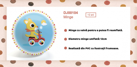 Minge Cursa Animalelor, 12 cm, cu Valva, din PVC [2]