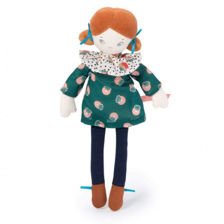 Pentru Bebe - Papusa Textila Mademoiselle Blanche, Colectia Les Parisiennes, Moulin Roty