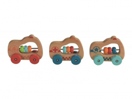 Vehicule - Prima Masinuta din Lemn pentru Bebe, Egmont Toys
