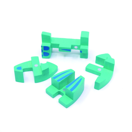 Puzzle 3D din lemn Peste, Svoora [2]