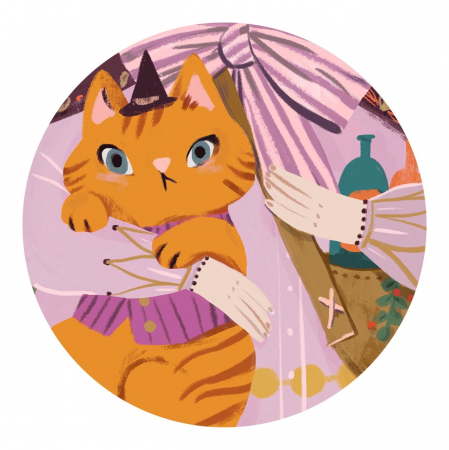 Puzzle gigant Vrajitoarea Lily, Djeco [2]