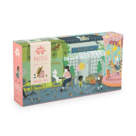 3 - 4 Ani - Puzzle Stradute pariziene, Moulin Roty