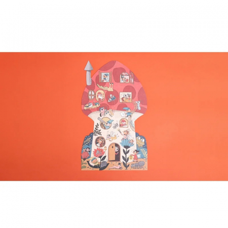 Puzzle Vise Dulci, Reversibil cu 2 Fete, 18 Piese Mari, Londji [3]