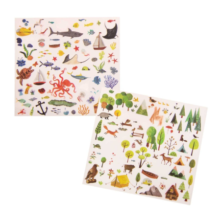 Set abtibilduri de transfer Exploratorul, Moulin Roty [2]