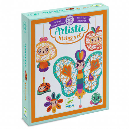 6 - 7 Ani - Set creativ de cusut Gradina, Djeco
