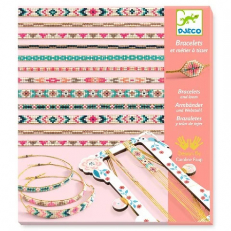 Set de Confectionat Bratari din Margele, 10 Modele, Djeco [5]