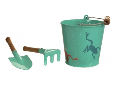 De exterior - Set de Gradinarit Broscute, Unelte si Galeata, Egmont Toys