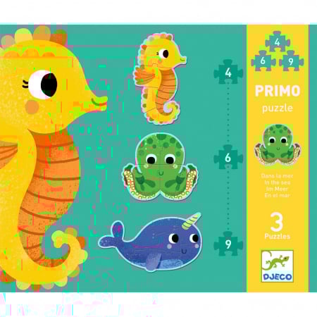 Set puzzle-uri evolutive In ocean, Djeco [3]