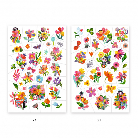 Tatuaje Flori colorate, Djeco [2]