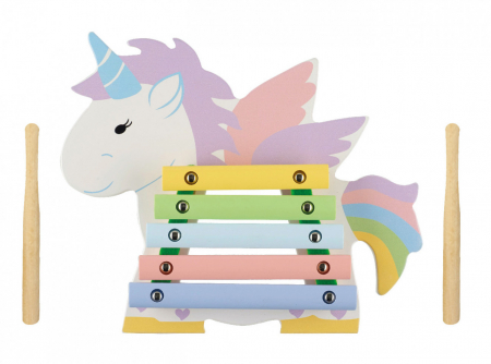 Xilofon din Lemn Unicorn, Orange Tree Toys [0]