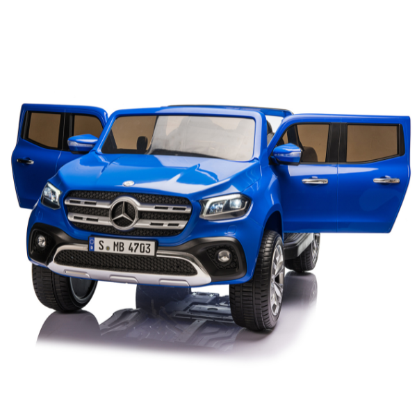 Masinuta electrica MERCEDES X-CLASS, 12V7Ah, motor 45Wx2, roți EVA, scaune din piele [16]