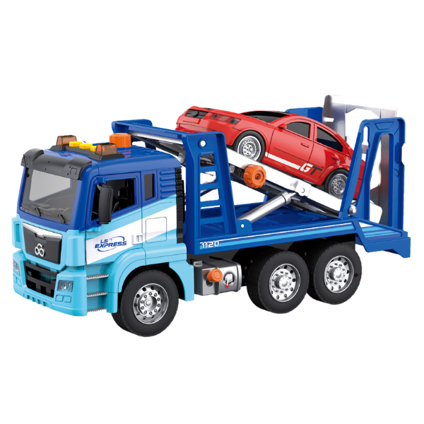 1:10 Camion cu macara cu fricțiune (lumini /sunete) [2]