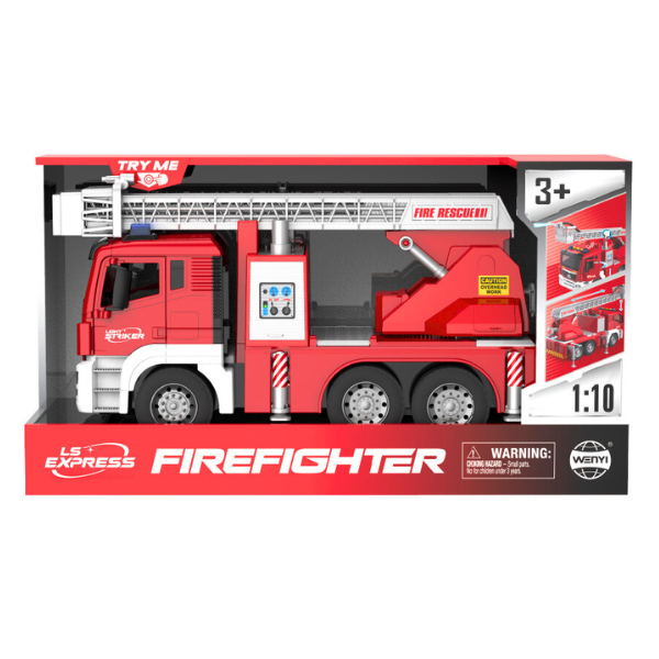 1:10 Camion de pompieri  cu inerție (lumină / sunet) [3]