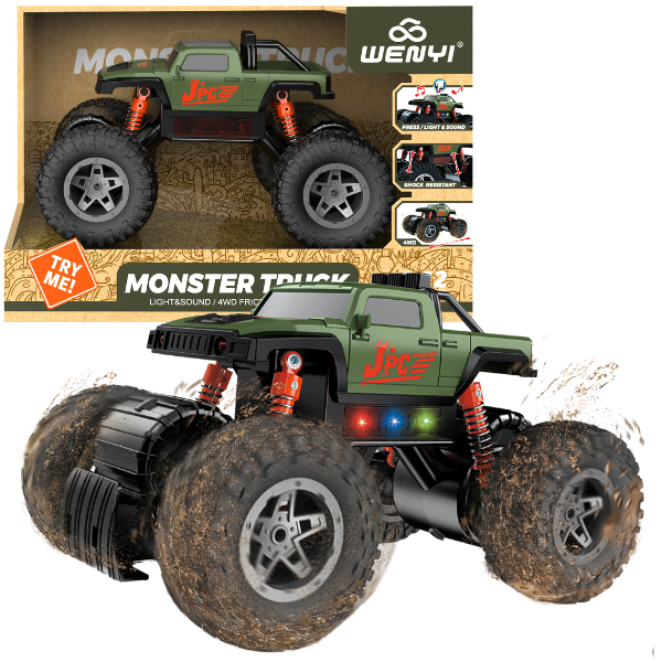 1:12 Monster Truck cu inerție (lumină/sunet) [5]