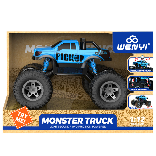 1:12 Monster Truck cu inerție (lumină/sunet) [5]