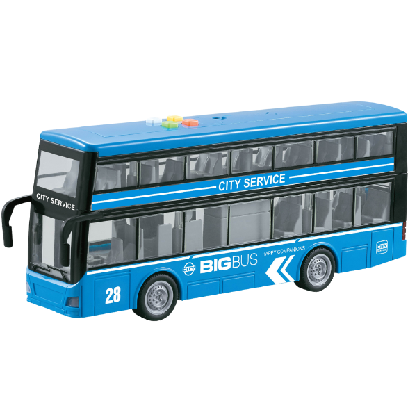 1:16 Autobuz inerțial cu etaj (lumină/sunet) [2]