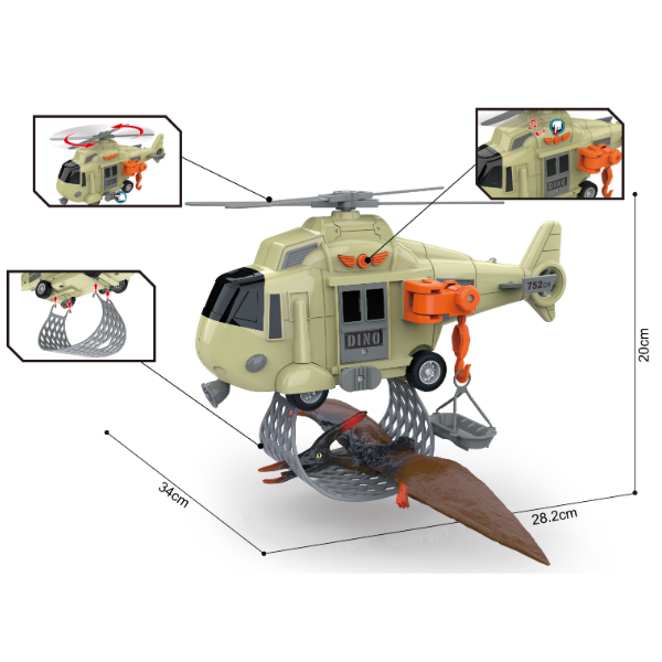 1:16 Elicopter cu dinozaur (lumini /sunete) [8]