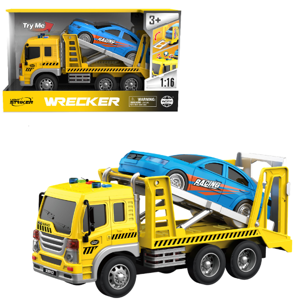 1:16 Transportor auto cu mașină (lumini /sunete) [1]