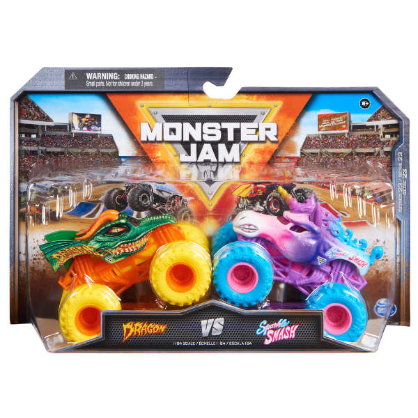 1:64 Set mașinuțe metalice Monster Jam scară, ass. [18]