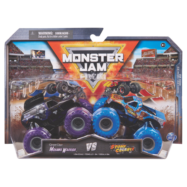 1:64 Set mașinuțe metalice Monster Jam scară, ass. [3]
